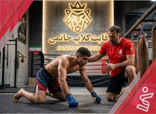 هنر های زرمی ترکیبی آقایان (MMA) روزهای فرد / 19:00-فایت کلاپ حاتمی