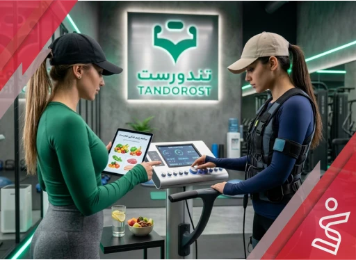 پکیج های الکتروفیتنس بانوان + رژیم غذایی (16 جلسه ای) دو ماهه-باشگاه تندرست