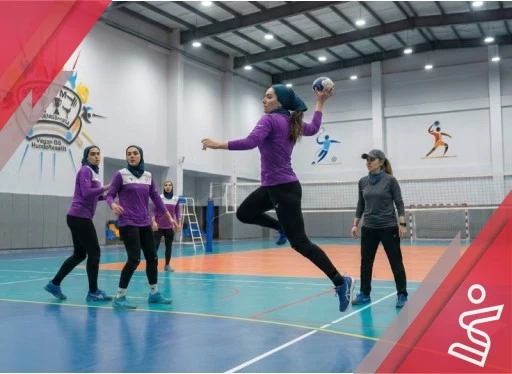 هندبال دختران روزهای زوج تک جلسه در هفته-مجموعه ورزشی کارگران شیراز