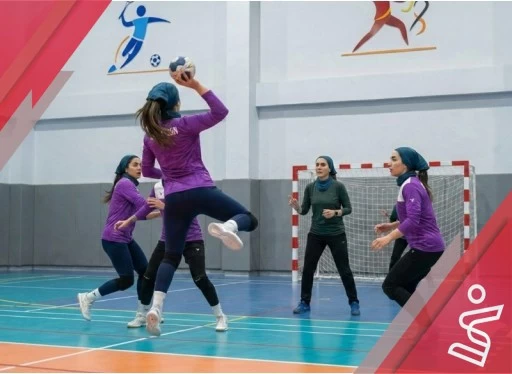 هندبال بانوان روزهای زوج سه‌ جلسه در هفته-مجموعه ورزشی کارگران شیراز