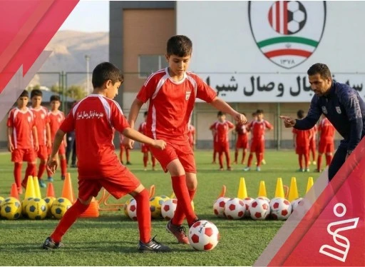 آموزشی فوتبال رده سنی 95 ب ( زیر 10 سال ) | تابستان-باشگاه و مدرسه فوتبال وصال شیراز