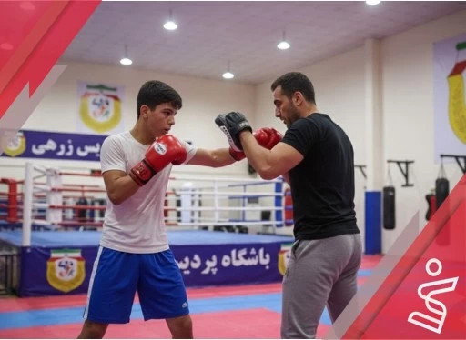 بوکس آقایان. پرهای فرد (مربی آقای فربد)-باشگاه  پردیس زرهی