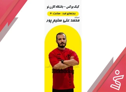 کیک بوکس حرفه ای آقایان 12 جلسه | فرد 20:15 تا 21:30 (آقای محمد علی سلیم پور)-باشگاه کارن نو