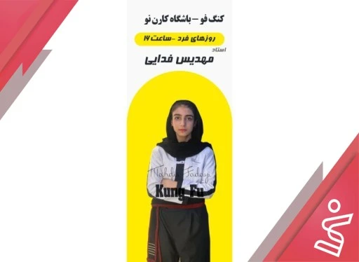 کونگ فو بانوان 12 جلسه | فرد 16 تا 17:15 (خانم مهدیس فدایی)-باشگاه کارن نو