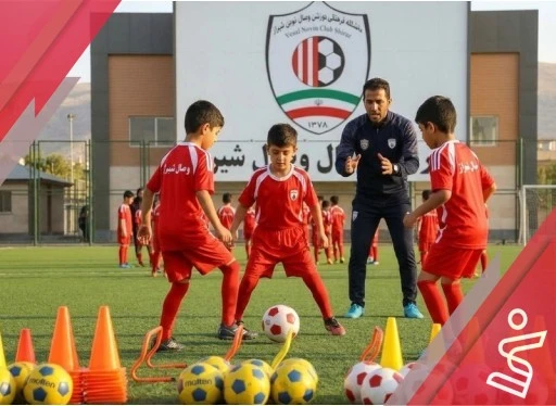 آموزشی فوتبال رده سنی 97ب  ( زیر 8 سال )-باشگاه و مدرسه فوتبال وصال شیراز