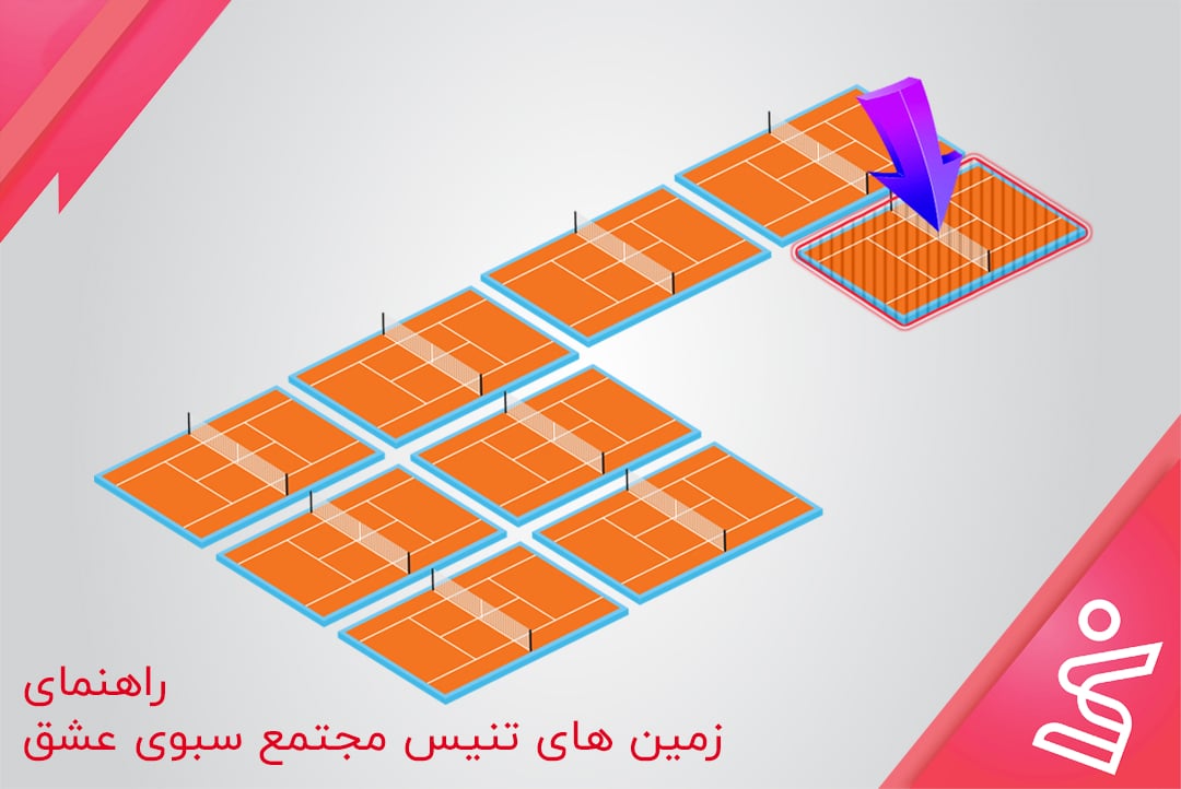 ایران راکت - زمین 8 باشگاه تنیس سبوی عشق